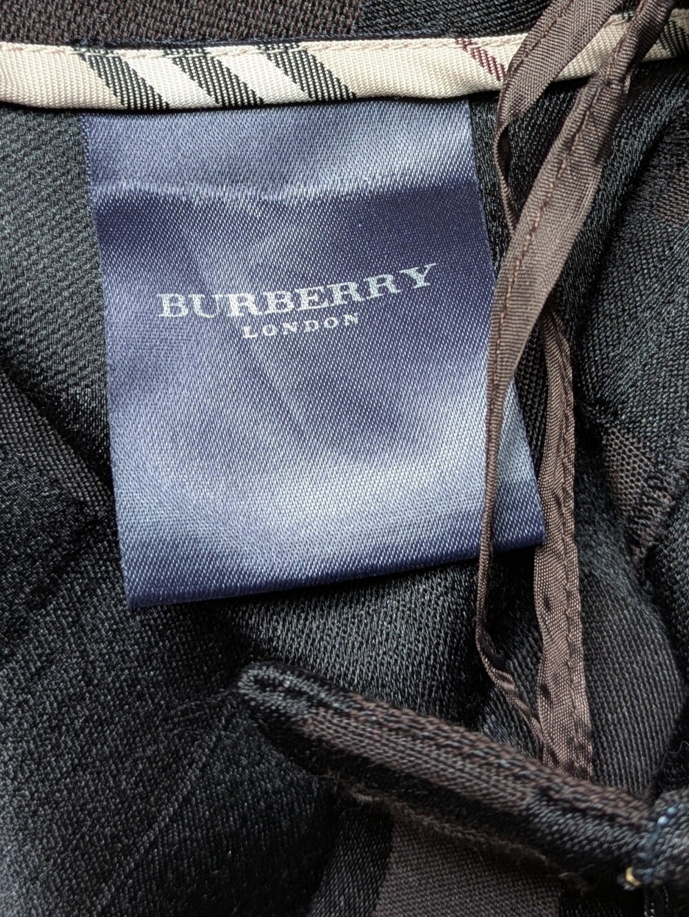 Vintage Burberry London Overdyed Plaid Trousers/Pants - Made In Italy - Sz 4 - Picture 16 of 17